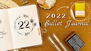 2022 Bullet Journal Setup - Beginner Friendly Yearly BuJo