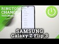 How to Change Ringtone on SAMSUNG Galaxy Z Flip 3 – Adjust Sound Settings