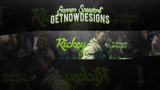 Banner Speedart |#66| RickeyCoD