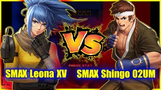 KOF98UMOL - SMAX Leona XV vs SMAX Shingo 02UM...Tanker dạo này ngon nghẻ thế nhở??