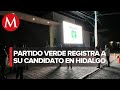 Registra PVEM a José Luis Lima como candidato a gobernador de Hidalgo