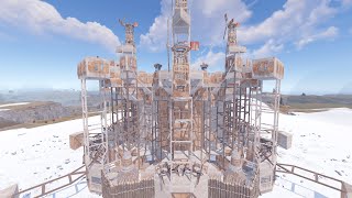 The Angel • POWERFUL 5X5 • Mountain Roof • Open Core • 8-12 Man Clan Base | RUST