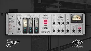 5 Minute UAD Tips: EMT® 140 Classic Plate Reverberator Plug-In