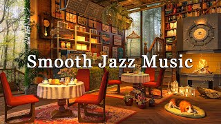 Comfortable Jazz Music on Rainy Day for Unwind ☕ Mellow Jazz Music at Cozy Coffee Shop Ambience
