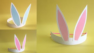 Easter Bunny Ears Headband | Simple DIY Easter Rabbit Craft