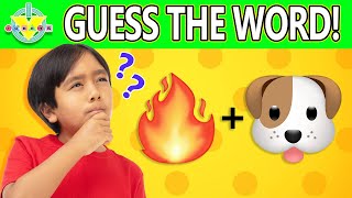 Can You Guess the WORD by the Emojis Ryan vs Mom!!