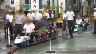 東京総合車両センター夏休みフェア 2014でのミニ列車の様子