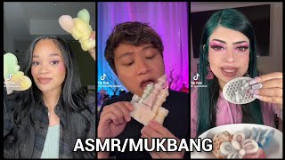 Tiktok compilation of Food Eating|| ASMR \u0026 MUKBANG|| EDIBLE WAX CANDY✨