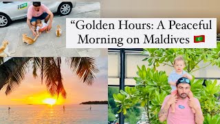 Maldives Morning Magic 🇲🇻​⁠@LuluNagaVlog #maldives #india #family #vlog #viralvideos #couplegoals