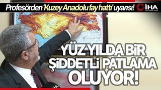 Prof. Dr. Arslan; Kuzey Anadolu Fay Hattı’nda Yüz Yılda Bir Şiddetli Bir Deprem Meydana Geliyor