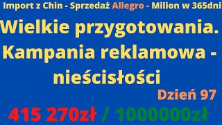 Wyzwanie 300k - Dzień 1 Wielkie przygotowania do BUM przed świętami. Shoper Ads - podejrzane