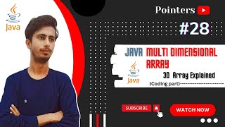 3D Array in Java #28 | Multi Dimensional Arrays | Arrays | Java Course | Java Tutorial | Pointers
