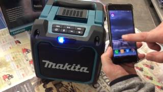 Makita reproduktor DMR 200 Bluetooth repro reproductor speaker job site - malý dosah Bluetooth !