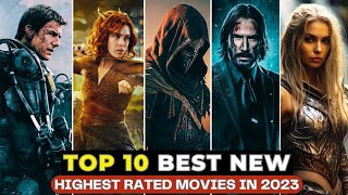 Top 10 Highest Rated Hollywood Films Of 2023 | On Netflix, Prime Video, Apple TV | Top10Filmzone
