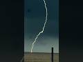 Massive lightning bolt while we watched a tornado spin up near Lon, NM.