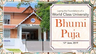 Bhumi Puja - Birth of a World-Class Chinmaya University Campus