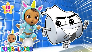 Potty Training Song 🚽💩 | Kids Songs And Nursery Rhymes | Lucas and Luna🦄🌈💖