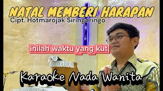 Karaoke ll NATAL MEMBERI HARAPAN ll Nada Wanita