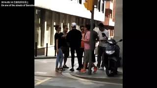 20160910 《THE K2》지창욱池昌旭  \u0026 YoonA 巴塞隆那街頭上 Ji Chang Wook on one of the streets in Barcelona