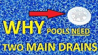 Why Do Pools Need Dual MAIN DRAINS?