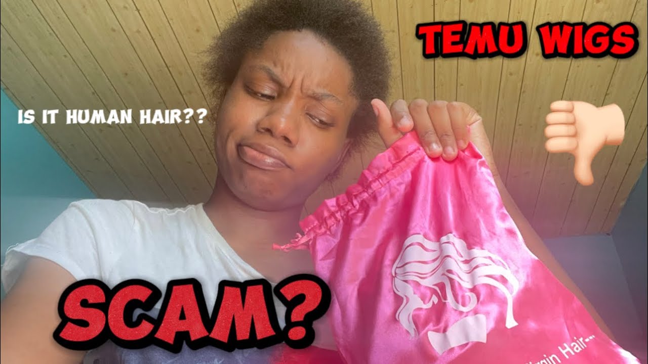 Did Temu Scam Me With This Wig Is It Worth It Is It Real Human Hair