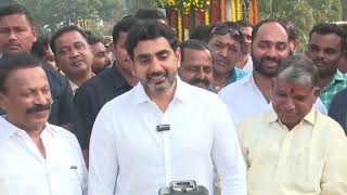 ఎన్టీఆర్ ఘాట్ లో మంత్రి నారా లోకేష్  స్పీచ్ | Minister Nara Lokesh at NTR Ghat | Telugu Desam Party