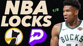 PRIZEPICKS NBA WEDNESDAY 1/8/25 - FREE PICKS!!!  (22-5 RUN!!!) - BEST PLAYER PROPS - NBA TODAY