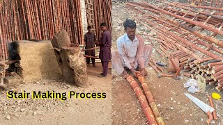 The most interesting and amazing bamboo ladder manufacturing process