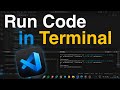 How to run code in terminal in VS code | Visual studio Code