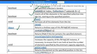 Clear Clone Contains Method Of ArrayList Video-10