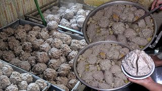 VIRAL!!! BAKSO SEGEDE KEPALA BAYI CUMA 10 RIBU, SEHARI HABISKAN 3 KWINTAL BAKSO - BAKSO MEME