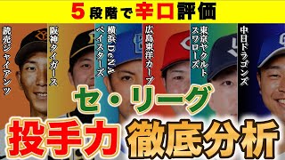 【辛口５段階評価】2025年セリーグ投手力徹底分析！【1月編】【投手力ランキング】