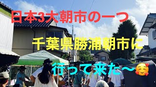 8月15日　日本3大朝市の一つ千葉県勝浦朝市に行って来た😀/鯛の浦の遊覧船で鯛を見た❣️そして食す✌️（特派員N)