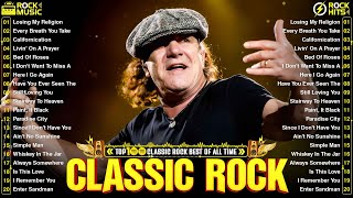 Top 100 Classic Rock Songs Of All Time🔥Metallica, Queen, ACDC, Aerosmith, U2, Guns N Roses, Bon Jovi