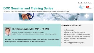 Strategy of the Clinical Data Semantic Interoperability Working Group (in SPHN)