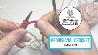 Provisional Crochet Cast On