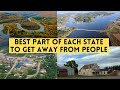 Best Area in Each State to Get Away from People