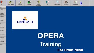 OPERA Training for Front desk Receptionist | Essential skills for hospitality career #opera #hotel