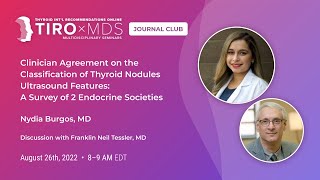 Clinician Agreement on Thyroid Nodule Classification with Dr. Burgos