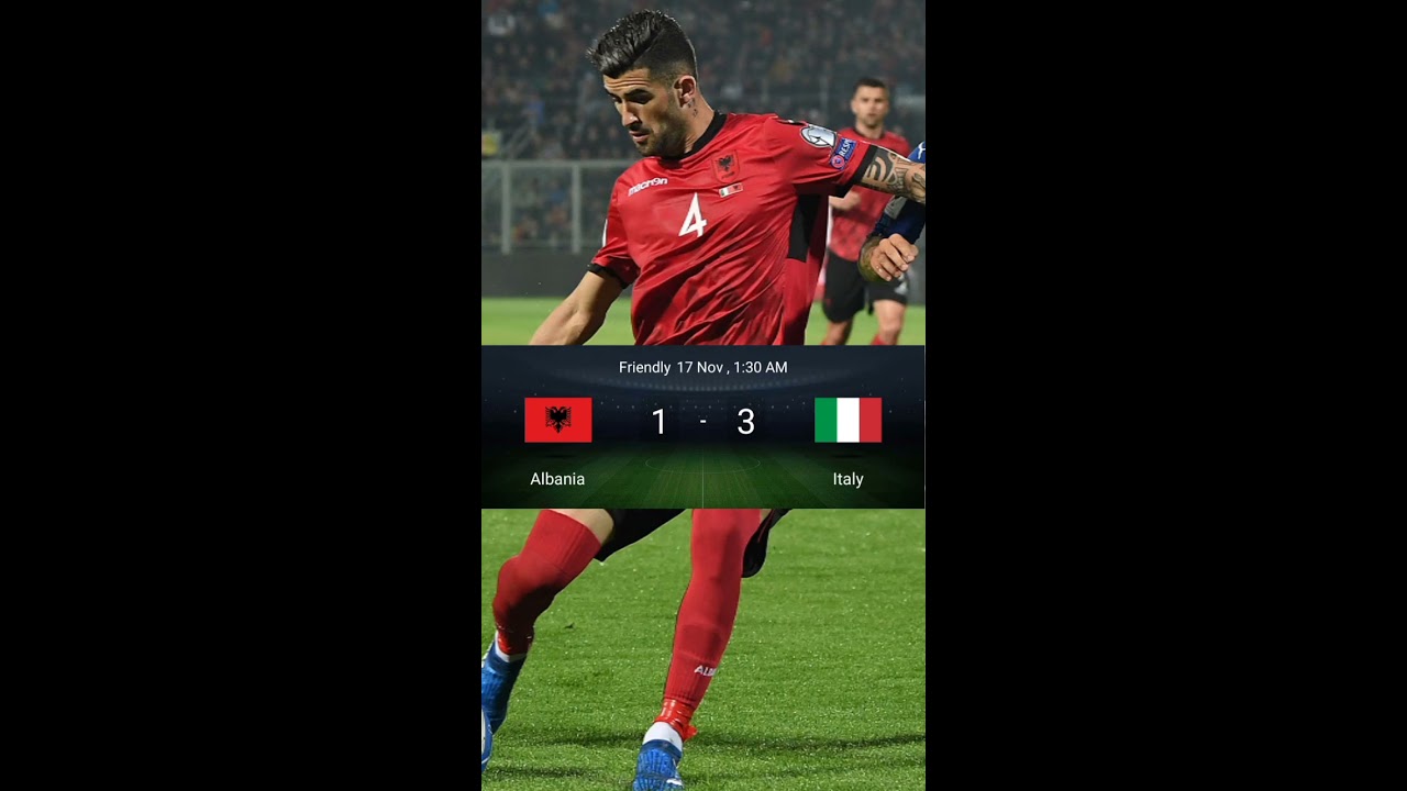 Watch Albania Vs Italy| 1-3 All Goals And Extended Highlights |#game # ...