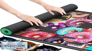 Lwoeo Jigsaw Puzzle Mat Roll Up No Creases 49.2” x 35” Rubber Review