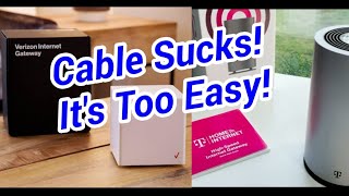 Leaving Cable \u0026 DSL For T-Mobile Home Internet | CentruyLink Comcast XFinity