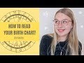 How to read your BIRTH CHART! | the basics