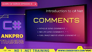 C# Beginner to advanced - Lesson 7 - Comments