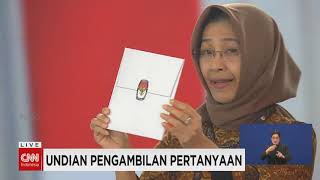 Undian Pengambilan Pertanyaan Debat Capres Keempat