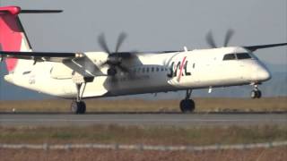 Q400 2種 松山空港着陸 ANA Wings EH1643 JAC 3X3601 20151018