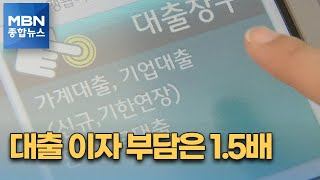 주담대 6% '눈앞'…기준금리 같아졌는데 이자 부담은 1.5배 [MBN 종합뉴스]