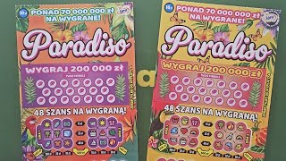 Zdrapki Lotto 🎲 PARADISO #0764 - PREMIERA - 2 zdrapki