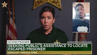DETECTIVES SEEK PUBLIC'S ASSISTANCE IN LOCATING AN ESCAPED PRISONER