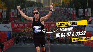 Como bajar de 03:30 en el maratón | De 04:07 a 03:22 en 8 meses 👉 CASO DE ÉXITO